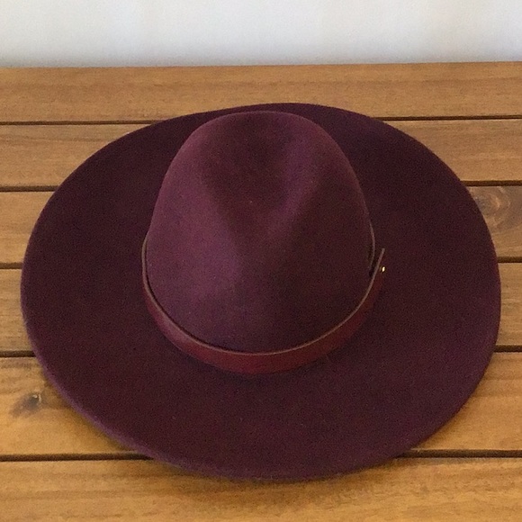Loft Burgundy Style Fedora - Picture 3 of 8